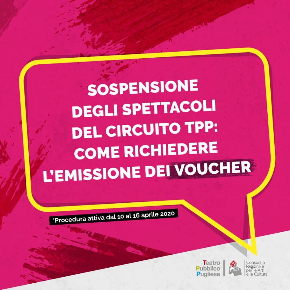 Sospensione degli spettacoli: come richiedere l'emissione dei voucher